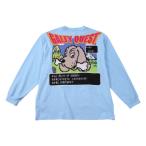 長袖Tシャツ メンズ Tシャツ ガ ルクエ ガルフィ GALFY ライトブルー 水色 大きいサイズ 綿100% 3L 4L 5L 6L