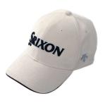 帽子 キャップ ゴルフ SRIXON スリクソン 3Dロゴ 大きいサイズ 61cm~64cm スライドベルトで調整可 スポーティ ベージュ