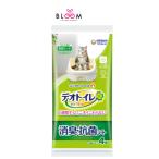 デオトイレ 専用シート 単品4枚 １枚で約1週間分 ニオイ菌を99.9%抑制 ユニ・チャームペット シート 猫 消臭・抗菌シート 猫トイレシート