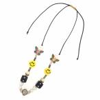 サルーテ/SALUTE EVAE MOB SMILEY NECKLACE スマイリー ネックレス 10K21 サイズ ユニセックス サイズ不明 マルチ ランクB  (中古)