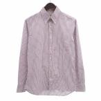インディビジュアライズドシャツ/INDIVIDUALIZED SHIRTS チェック 長袖 シャツ レッド サイズ メンズF 01L24 ランクB (中古)