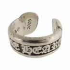 クロムハーツ/CHROME HEARTS SM SCROLL LABEL スモールスクロールラベル シルバーリング シルバー サイズ ユニセックス12 91C25 ランクC (中古)