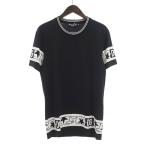 ドルチェアンドガッバーナ/DOLCE&GABBANA 20SS DGスタープリント ブラックTシャツ ブラック サイズ メンズ44 52F25 ランクB (中古)