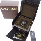 ロベルトカヴァリ/ROBERTO CAVALLI FRANCK MULLER RV1G003M0081 クォーツ 腕時計 60L21 サイズ ユニセックス表記なし ブラック ランクB  (中古)