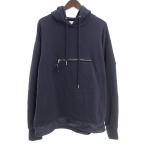 モンクレール/MONCLER 21AW ZIP POCKET HOODIE プルオーバー パーカー 91F23 サイズ メンズXL ネイビー ランクB  (中古)