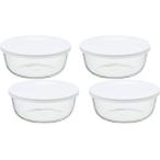 iwaki(i подмышка ) жаростойкий стекло емкость для хранения M 800ml ×4 шт. комплект упаковка ...KBC4150-W1