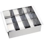 . глициния коммерческое предприятие (Endo Shoji) TKG яйцо тофу агар-агар желе type шар . тофу контейнер 9 шт брать ( перегородка есть ) ржавчина . сильный из нержавеющей стали . санитария . ширина × глубина × высота (mm)148