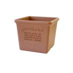  Hachiman ..(Hachimankasei) eko pot / цветочный горшок прямоугольник 150 неглазурованный фарфор . style [a-bru(Hachiman gardens:arbre)]