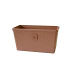  Hachiman .. eko посадочная машина / цветочный горшок угол широкий 240 неглазурованный фарфор . style [a-bru(Hachiman gardens:arbre)]