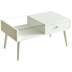 .. завод low стол ORLEANS ширина 80x внутри 44.5x высота 41cm белый стекло настольный CT-845 WH