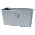  Hachiman .. eko посадочная машина / цветочный горшок угол широкий 240 серый [a-bru(Hachiman gardens:arbre)]