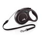  гибкий (flexi) новый Classic код M(20kg не достиг ) 8m черный [ собачий поводок ]
