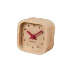 KATOMOKU muku mini clock km-25 угол красный дерево пляж 