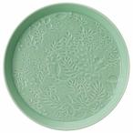 NARUMI( Narumi ) plate тарелка Anna *emi задний 19cm mid summer medo- зеленый цветочный принт симпатичный relief flat тарелка микроволновая печь печь еда 
