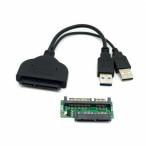 cablecc 1 комплект USB 3.0 - SATA 22 булавка &amp; SATA - Micro SATA адаптор 1.8 дюймовый 2.5 дюймовый - -