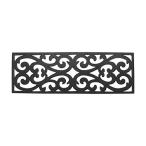 コモライフ 屋外用の階段マット 泥落とし 北欧柄 滑り止め ラバーマット 玄関 水洗い可 エコ