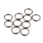 TISUR (Ti) titanium сплав кольцо для ключей легкий вне .10/12/14mm 10 штук входит кроме того, вне .25mm/32mm 5 штук входит брелок для ключа ключ 