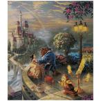 Beauty and Beast counted cross stitch kits 14 ct,300x348 stitch 54x54cm прекрасный женщина .
