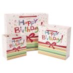 naissant [6 шт. комплект / текстильная застёжка есть ]Happy Birthday. симпатичный бумажный пакет праздник . подарок подарок .3 шт. комплект ...