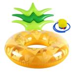 HappyHome надувной круг ананас 120cm×80cm float морская вода . водные развлечения для взрослых детский воздушный насос насос имеется 