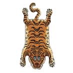 chibe язык Tiger ковер маленький DETAIL Tibetan Tiger Rug [ DTTR-01 / S размер ]