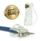 [LINKUP] Snagless RJ45 Cat6 UTP коннектор EZ Pas s Roo end |i-sa сеть Cat 6 8P8C solid pra 
