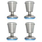 4 NUZAMAS шкаф ножек кухня пара. Work верх, cup вид, высота 80 mm, единица, утро еда балка, стол стол ножек мебель ножек - нержавеющая сталь -