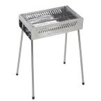 キャプテンスタッグ(CAPTAIN STAG) バーベキューコンロ バーベキューグリル BBQ ステンレス グリル 500 [3~4人用] ハイ・ロー