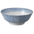 エールネット(Ale-net) ラーメンどんぶり ラーメン丼 麺鉢 内外京十草 青 6.3ラーメン丼 中華食器 丼 美濃焼