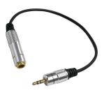 Rosebe 6.3mm стандарт Jack 3.5mm стерео Mini штекер изменение кабель [ aluminium сплав ]1/4 дюймовый из 1/8 дюймовый наушники изменение адаптер 