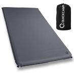 [クイックキャンプ] 車中泊マット セミダブル 8cm 5cm インフレータブル 高密度ウレタン 自動膨張 ハイエース 収納袋付き 簡単設営 非常用