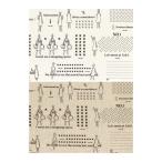 [100ne корм n] cut Cross 2 шт. комплект ( примерно 50cm×50cm×2 листов ) карта рисунок off белый × карта рисунок лен цвет основы. стежок .... Lee порожек имеется 5771