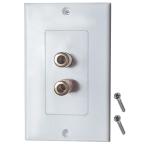 Rosebe banana штекер premium banana стена plate 70x115mm 2 x Banana Plug крепление post wall plate динамик 