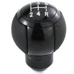 Lunsom5 скорость рукоятка трансмиссии PU раунд фильтр ручка универсальный авто manual mt машина ( черный )