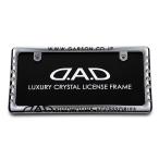 DAD Garcon D.A.D crystal рамка номерного знака II задний модель [ хром ] crystal SB182-01