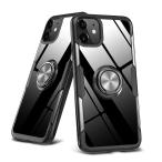 iPhone 12 Mini кейс прозрачный кольцо имеется ударопрочный тонкий все защита задняя сторона усиленный стеклянный кейс прозрачный TPU бампер подставка функция прозрачный .