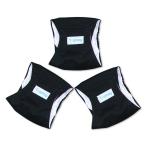 Teamoy собака ремень для животных 3 позиций комплект мужской сетка подкладка всасывание слой имеется водонепроницаемый обработка ткань ткань to размер регулировка возможность маркировка предотвращение уход для . утечка .. меры (