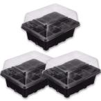 COLORBIRD вид .. pot 12 дыра 3 комплект цветок рассада трава цветочный горшок модный садоводство сопутствующие товары вид .. вид черный 