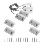 Aoje-Link MC-56NC проводной магнитный переключатель дверь окно Lead переключатель микро сигнализация магнитный контакт система безопасности silver gray 4 шт 