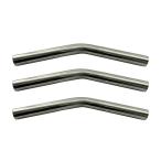 BRIGHTZ 42Φ 30 раз нержавеющая сталь искривление . труба 1.2mm толщина 3PC [ CUR-PIPE-010-3PC ] 42 пирог 42φ 30°