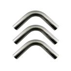 BRIGHTZ 51Φ 90 раз нержавеющая сталь искривление . труба 1.2mm толщина 3PC [ CUR-PIPE-024-3PC ] 51 пирог 51φ 90°