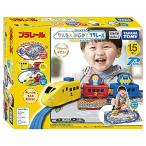  Takara Tommy (TAKARA TOMY) [ Plarail .....go-! простой впервые . Plarail красочный ..... комплект ] электропоезд ряд машина . моти 