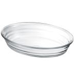 HARIO( HARIO ) сделано в Японии жаростойкий стеклянный овальный тарелка 1100ml BUONO kitchen HOV-110-BK прозрачный 