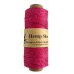 Hemp Show flax cord 0.5mm 50g (Hemp100%) 120m volume ( magenta pink Magenta Pink)