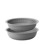  Like ito(like-it) корзина миска микроволновая печь соответствует b Colander&amp;Bowl рис .. тоже можно использовать The ru. мяч серый . type сделано в Японии вода 