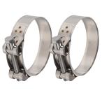 sakurawing хомут глушителя нержавеющая сталь зажим болт крепление, опора держатель мотоцикл мотоцикл хомут глушителя 2 шт. комплект 64-67