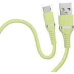 HIDISC USB кабель Type-A to C кабель мягкость ... трудно 1m фисташка зеленый внезапный скорость зарядка 3A соответствует HD-SACC1GN