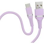HIDISC USB кабель Type-A to C мягкость ... трудно 1m лаванда лиловый внезапный скорость зарядка 3A соответствует HD-SACC1PL