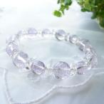 パワーストーン ブレスレット 天然石 ラベンダーアメジスト ＆ 水晶 レディース 癒し アメジスト おしゃれ ギフト プレゼント