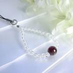 パワーストーン携帯ストラップガーネ...